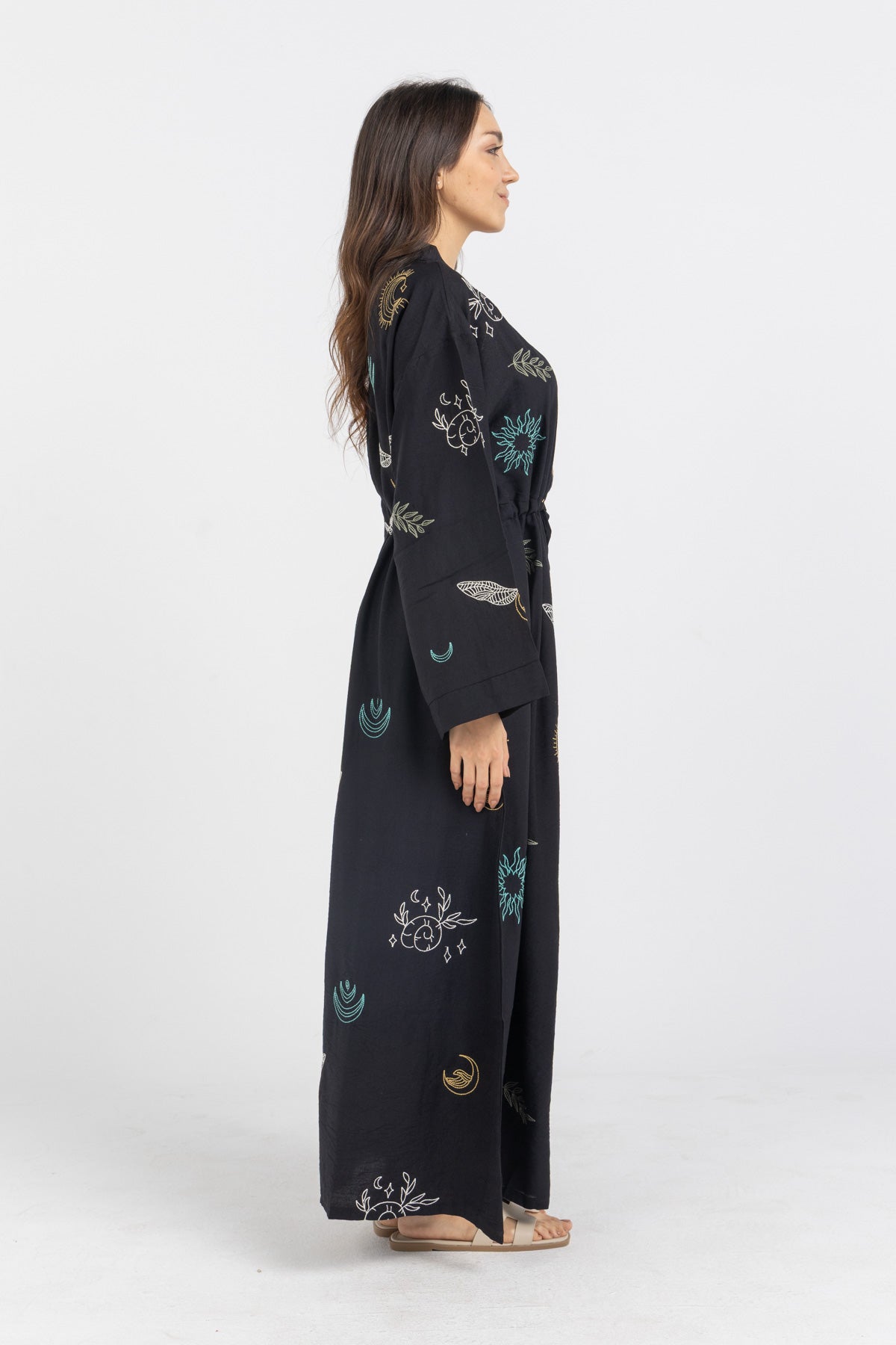 Image of Maxi Embroidered Dress